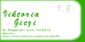 viktoria giczi business card
